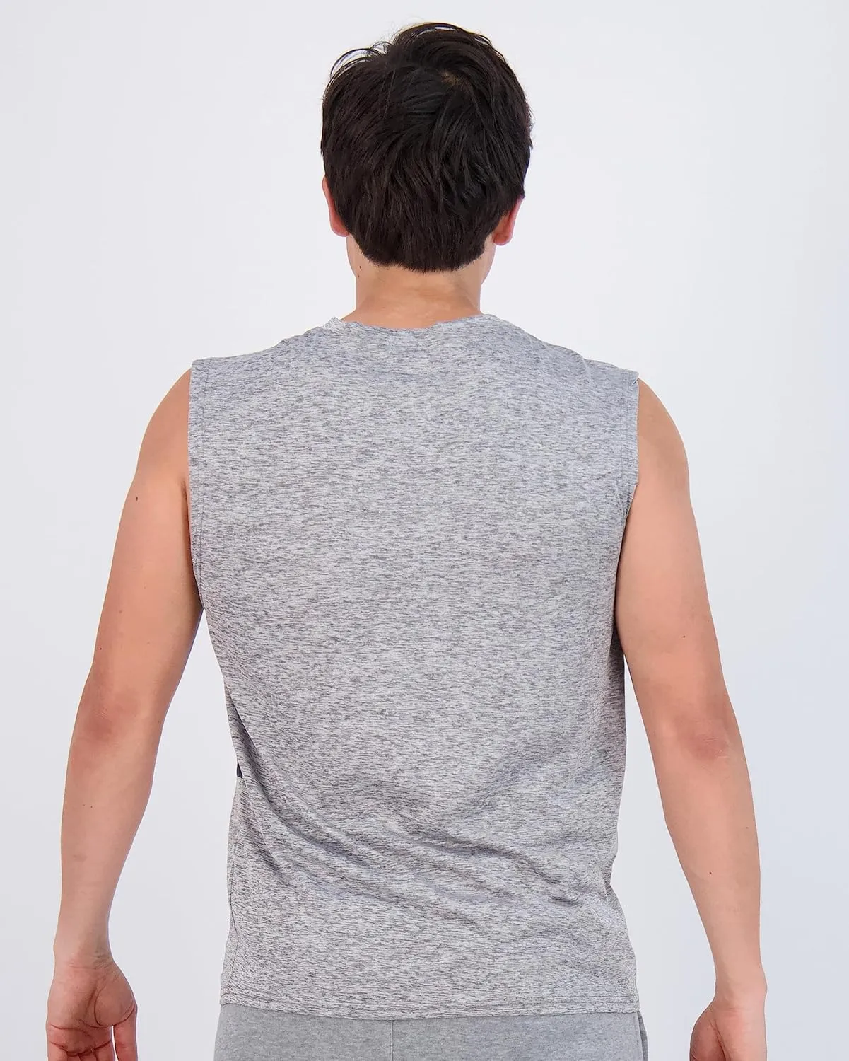 Real Essentials 3 & 5 Pack: Men's Dry-Fit Active Muscle Tank Top - Standard and Big & Tall Sizes (S-5XLT)