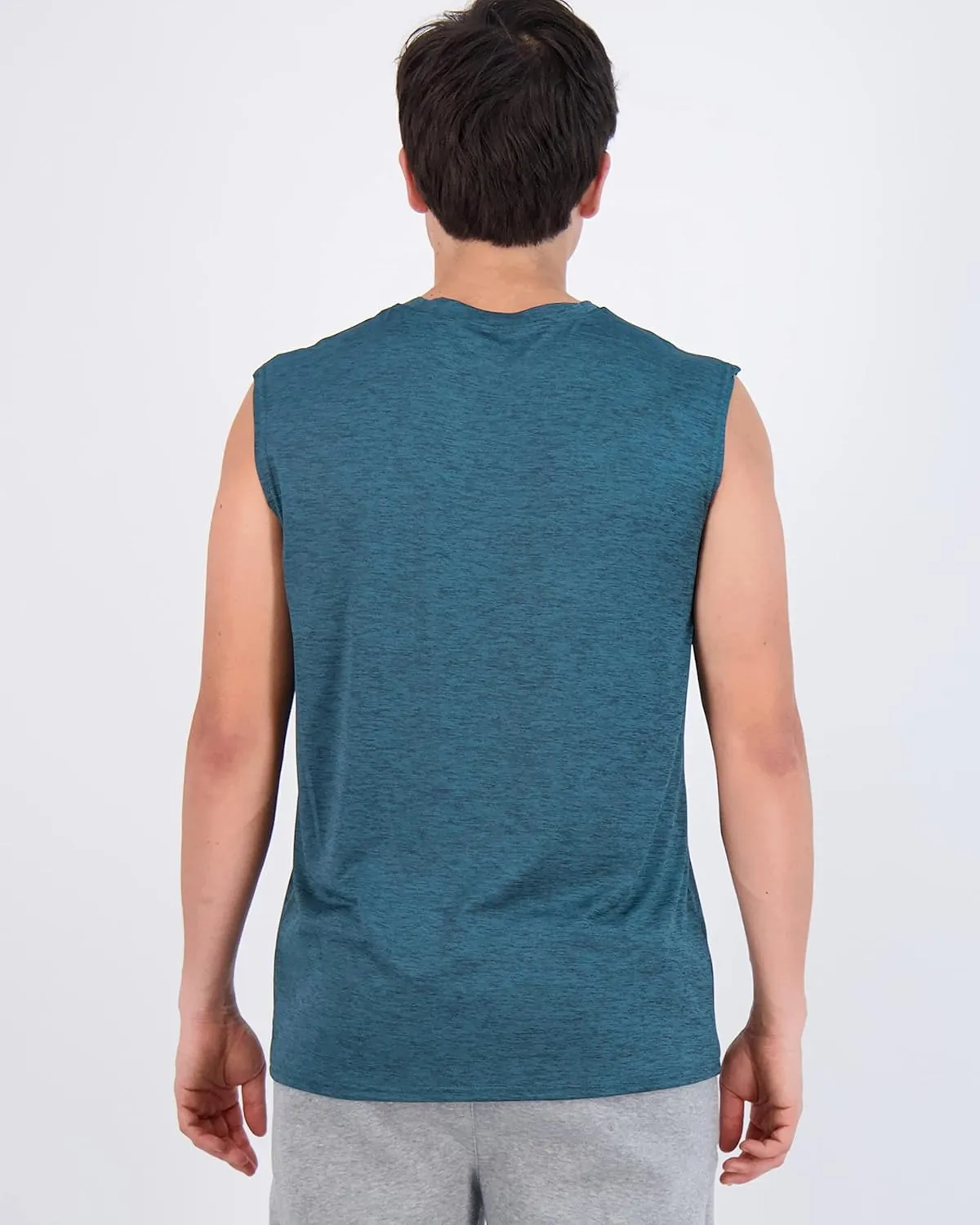 Real Essentials 3 & 5 Pack: Men's Dry-Fit Active Muscle Tank Top - Standard and Big & Tall Sizes (S-5XLT)
