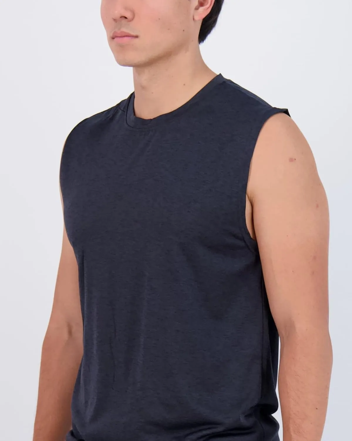 Real Essentials 3 & 5 Pack: Men's Dry-Fit Active Muscle Tank Top - Standard and Big & Tall Sizes (S-5XLT)