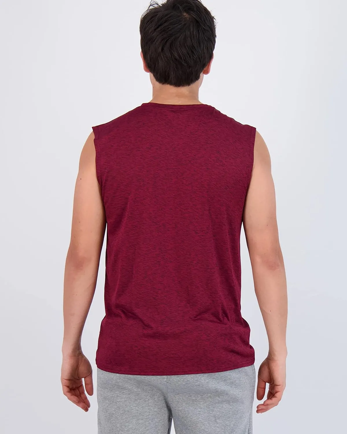Real Essentials 3 & 5 Pack: Men's Dry-Fit Active Muscle Tank Top - Standard and Big & Tall Sizes (S-5XLT)
