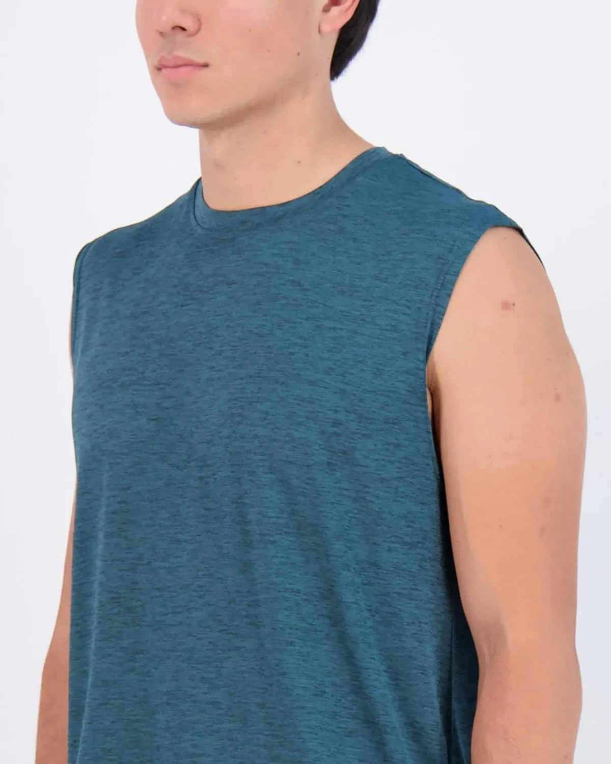 Real Essentials 3 & 5 Pack: Men's Dry-Fit Active Muscle Tank Top - Standard and Big & Tall Sizes (S-5XLT)