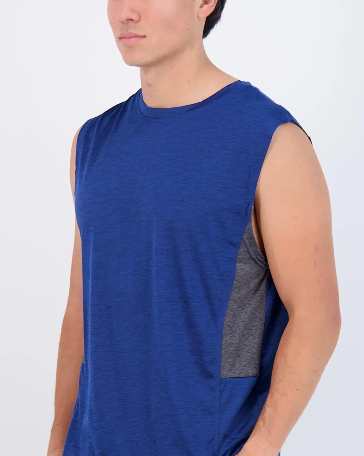 Real Essentials 3 & 5 Pack: Men's Dry-Fit Active Muscle Tank Top - Standard and Big & Tall Sizes (S-5XLT)