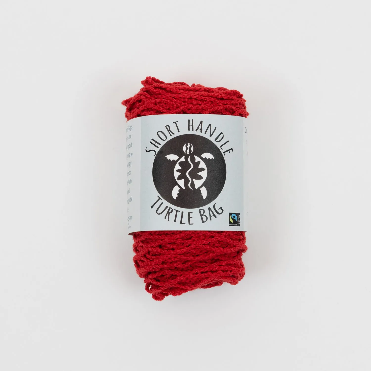 Red Organic Short Handled Bag