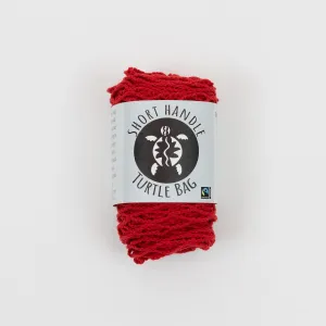Red Organic Short Handled Bag