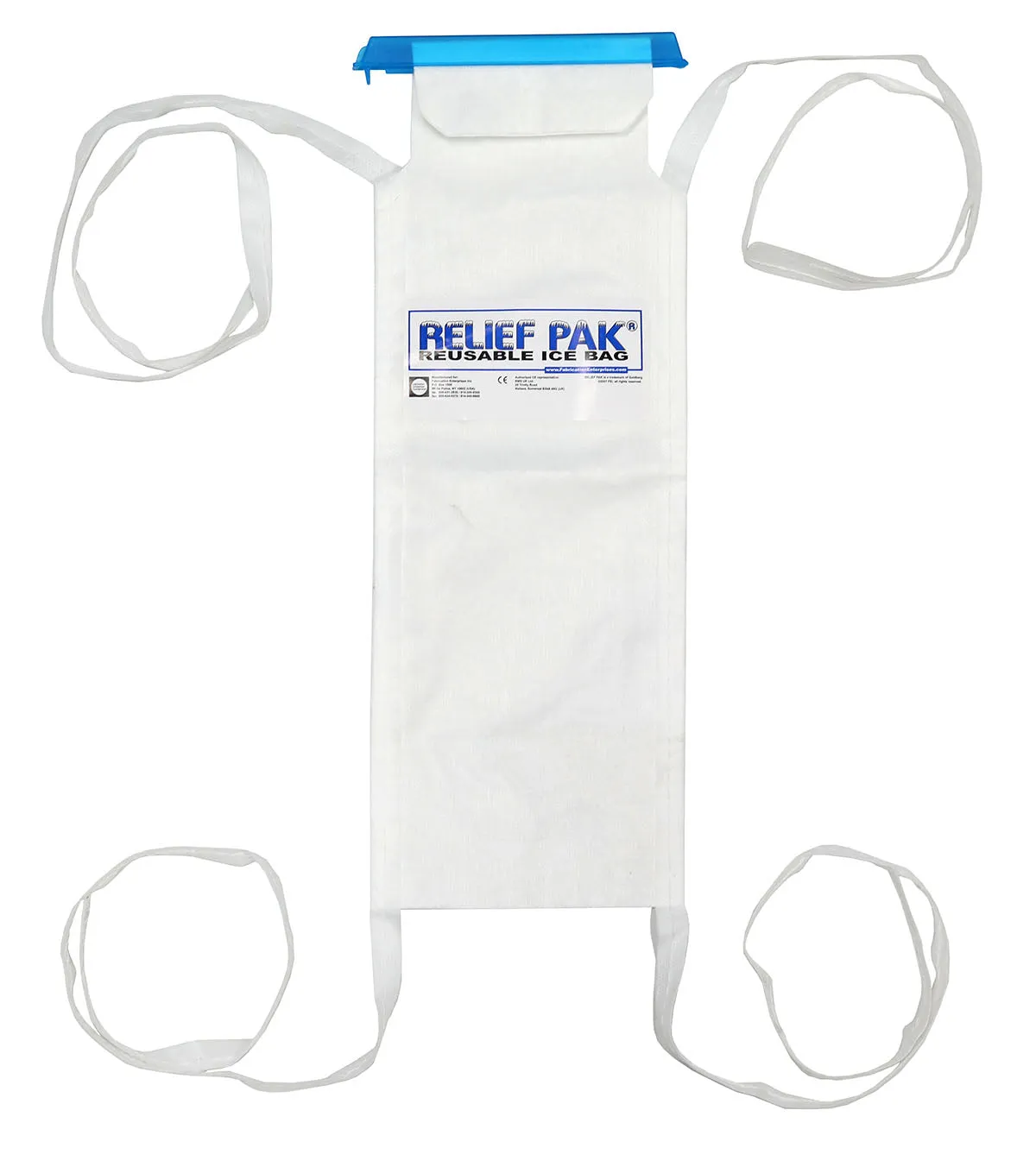 Relief Pak IB-4 Insulated Ice Bag - Tie Strings - Small - 5" X 13"