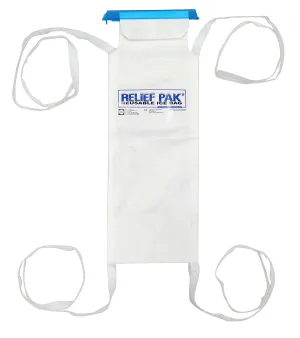 Relief Pak IB-4 Insulated Ice Bag - Tie Strings - Small - 5" X 13"