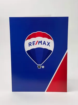 RE/MAX Folders "N01-Blue" 25 Pack