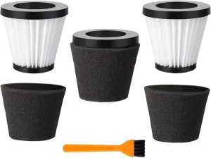 Replacement Scorpion Handheld Vacuum Cleaner Filter with Brush Compatible with Dirt Devil Scorpion Handheld Vacuum Cleaner Style F117, Compare to Parts AD40117 (3Pack)