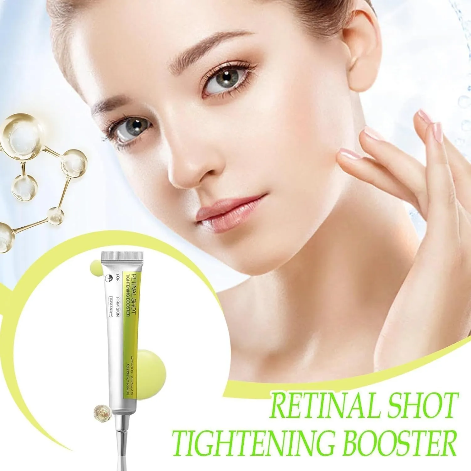 Retinal Shot Tightening Booster, Retinols Shot Tightening Booster Cream, Retinaldehyde Cream for Firm Skin, Moisturizing and Hydrating Facial Serums Repairs and Enhances Skin Elasticity (2)