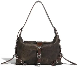 Retro Shoulder Bag Vintage Women Purse Y2K Trendy Fashion Design Handbag