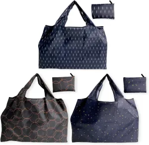 Reusable Grocery Shopping Bags with Handles – Foldable Tote Bags for Groceries
