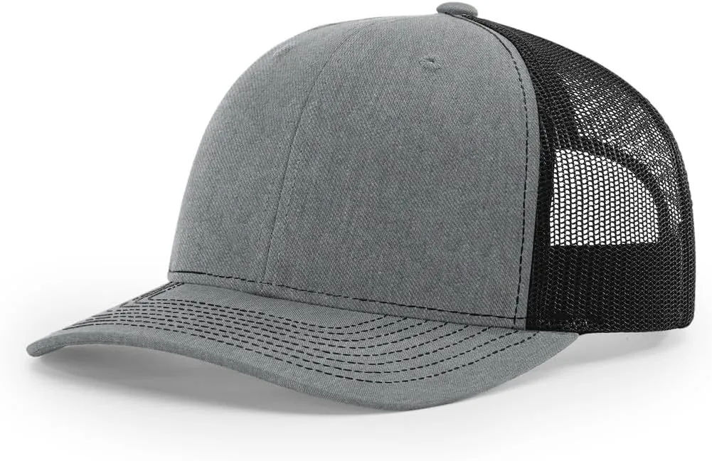 Richardson 112XL Classic Six-Panel Adjustable Snapback Trucker Cap | Bulk Packs Available