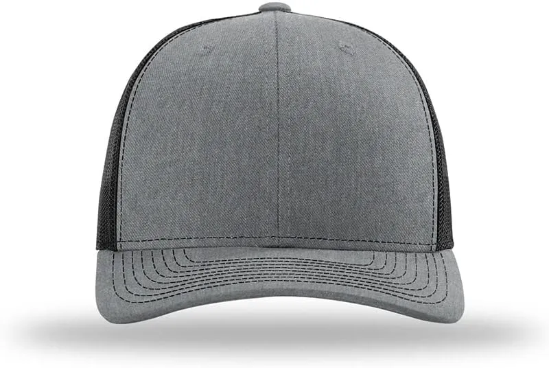 Richardson 112XL Classic Six-Panel Adjustable Snapback Trucker Cap | Bulk Packs Available