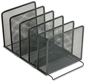 Rolodex Mesh Stacking Sorter SORTER,STACKING,MESH,BK (Pack of5)
