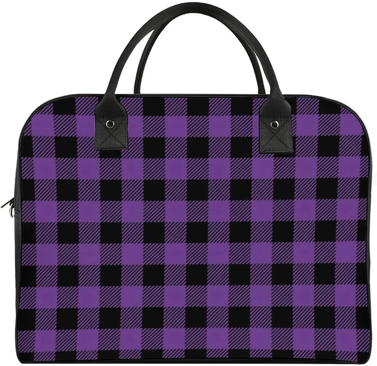 Ross Red Tartan Clans Fashionable Large Capacity Travel Handbag Unisex