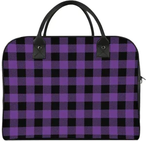 Ross Red Tartan Clans Fashionable Large Capacity Travel Handbag Unisex