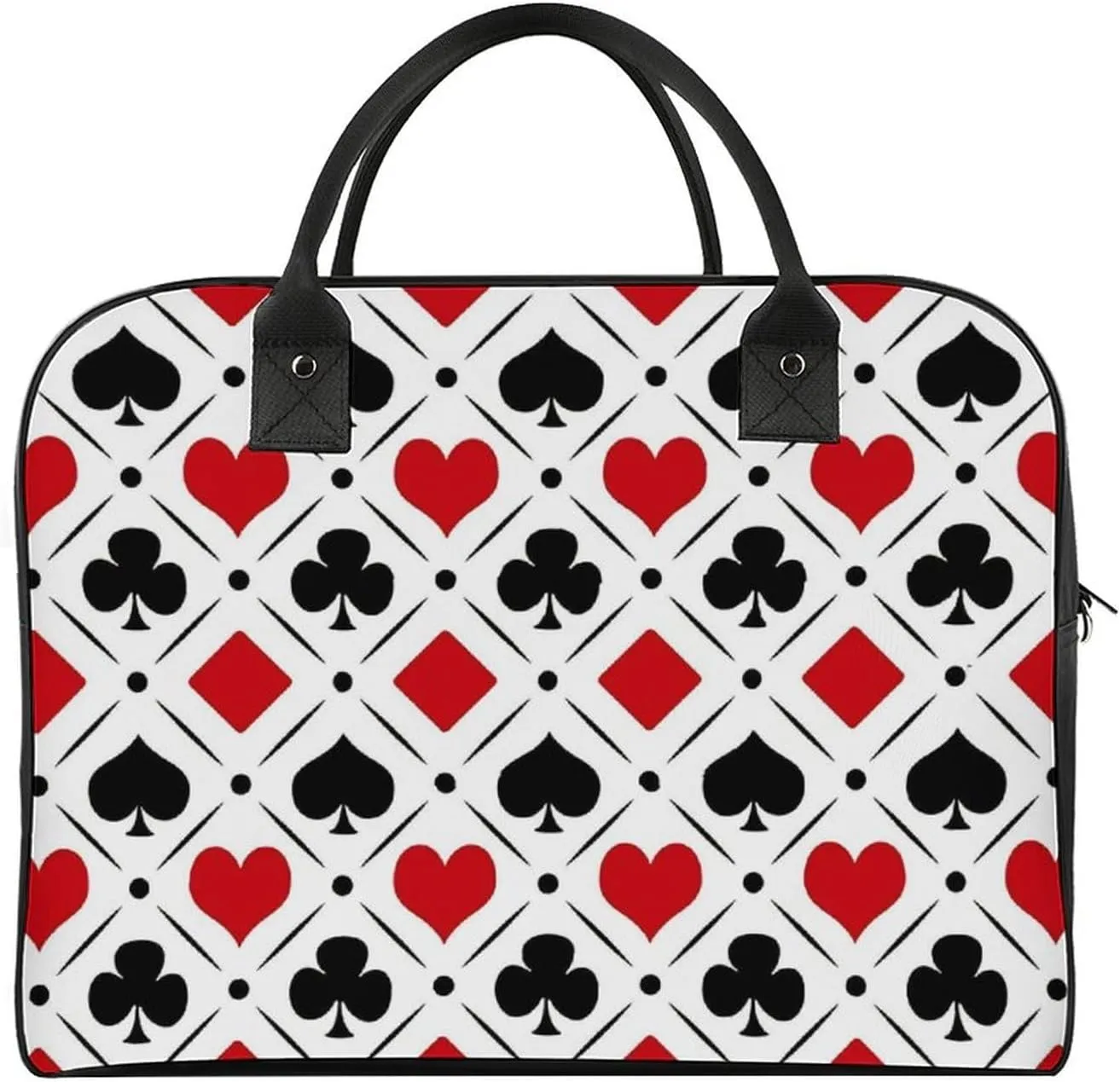 Ross Red Tartan Clans Fashionable Large Capacity Travel Handbag Unisex