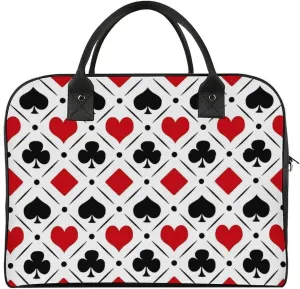 Ross Red Tartan Clans Fashionable Large Capacity Travel Handbag Unisex