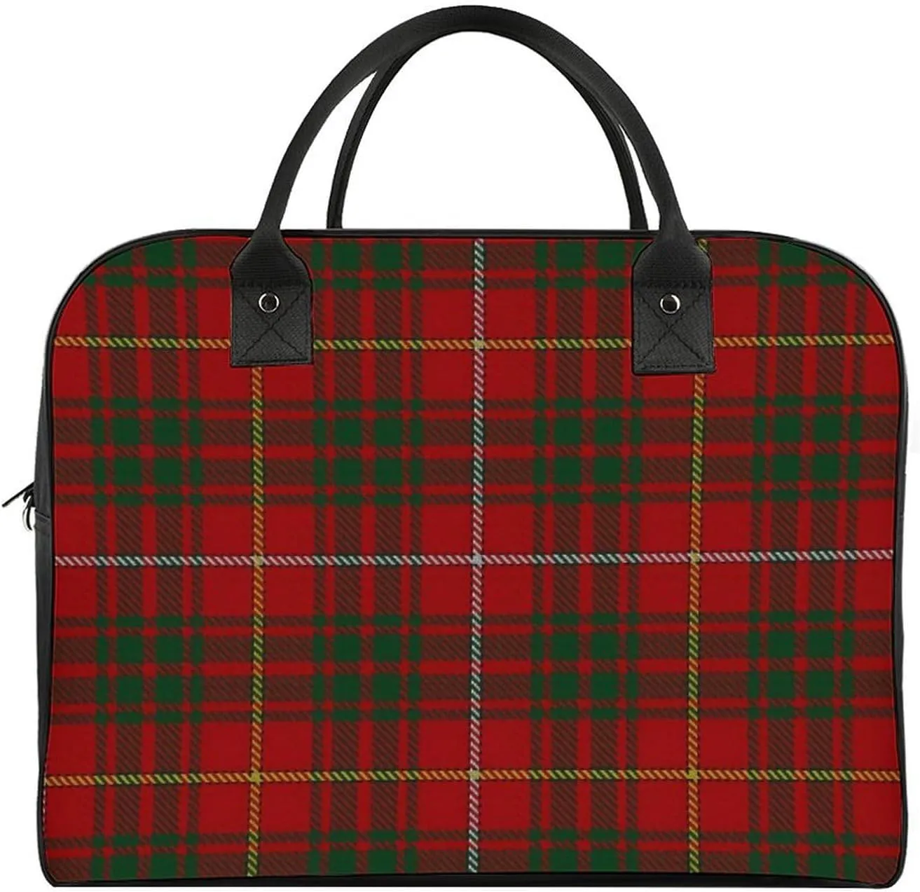 Royal Stewart Tartan Fashionable Large Capacity Travel Handbag Unisex