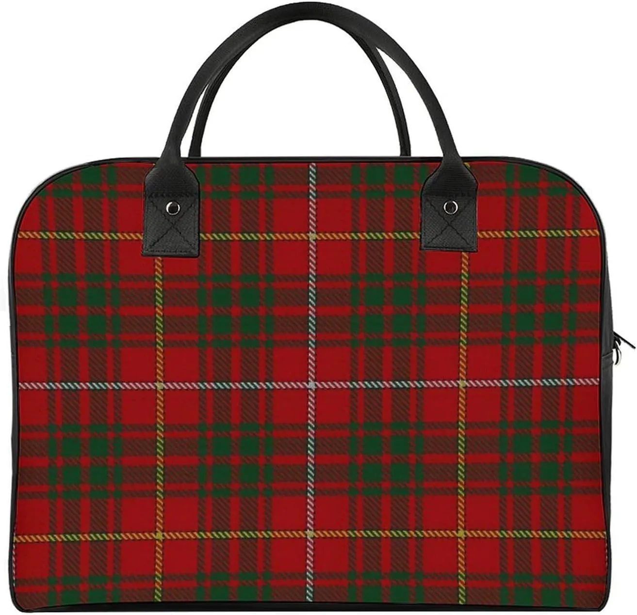 Royal Stewart Tartan Fashionable Large Capacity Travel Handbag Unisex