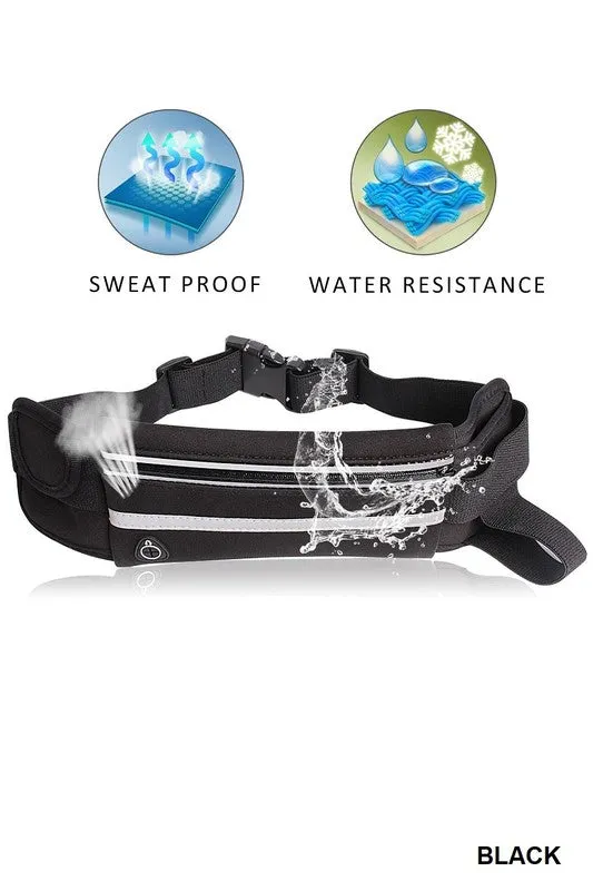 RUNNER BELT FANNY PACK WAIST BAG BLUE
