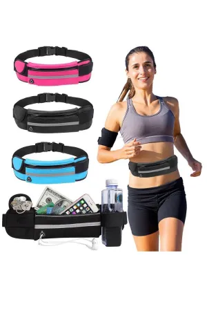 RUNNER BELT FANNY PACK WAIST BAG BLUE
