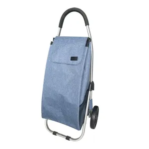 Sachi Urban Aluminium Shopping Trolley - Steel Blue