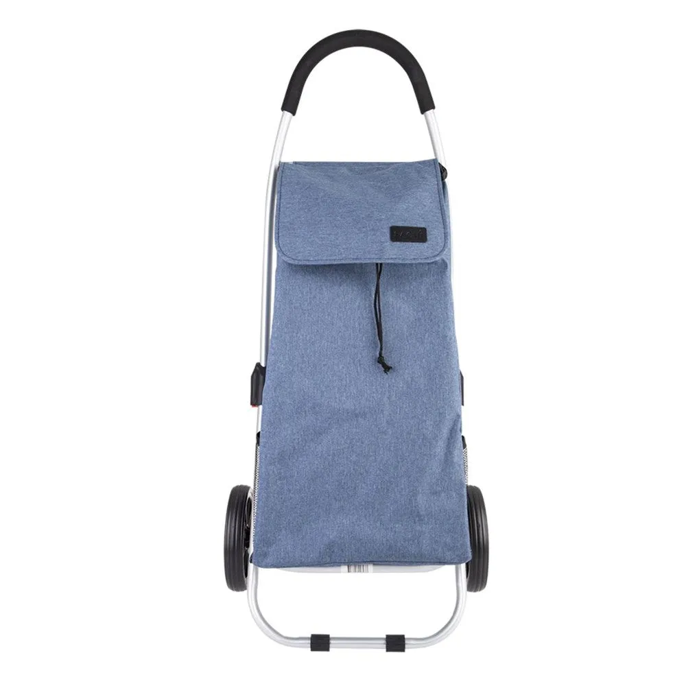 Sachi Urban Aluminium Shopping Trolley - Steel Blue