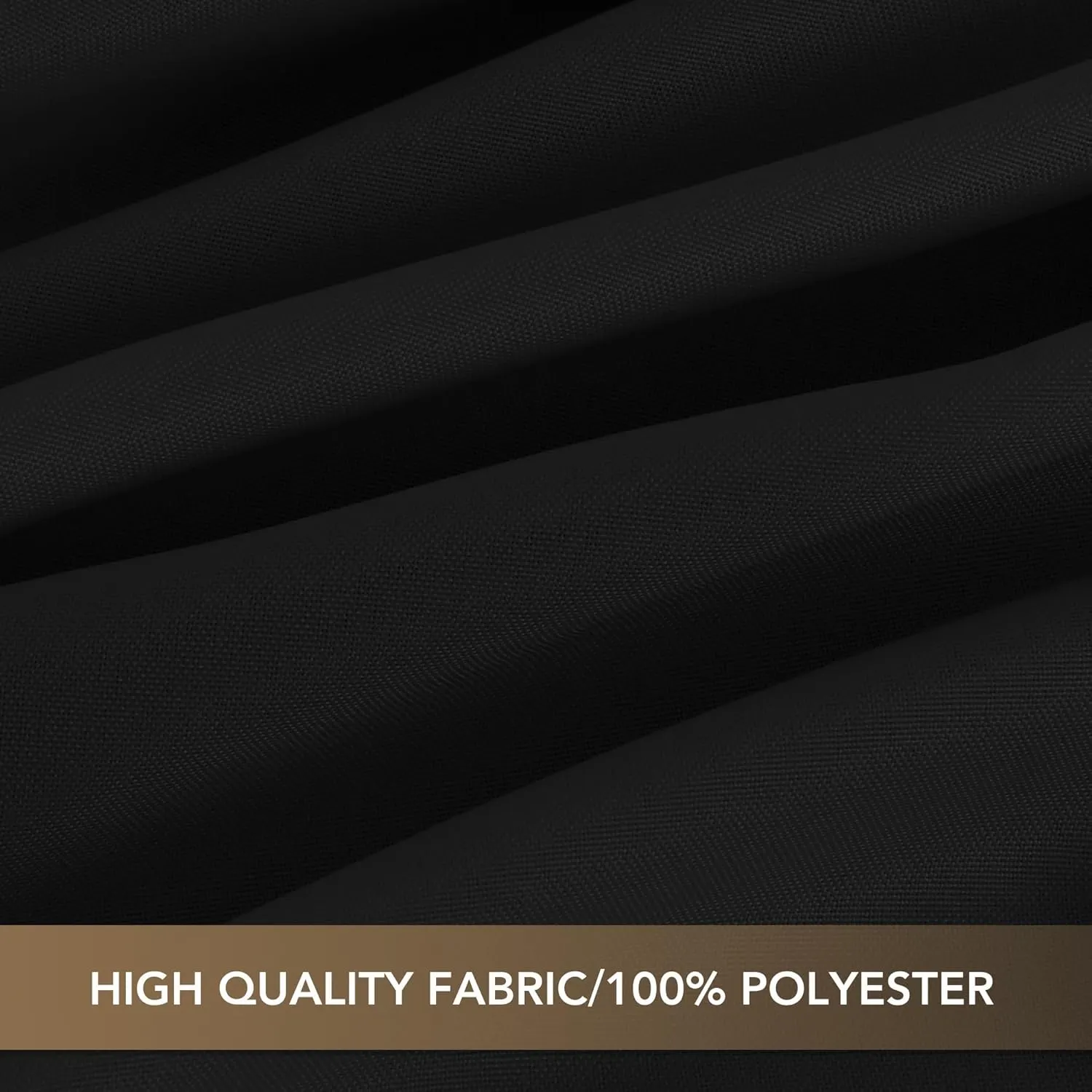 sancua Black Tablecloths for 6 Foot Rectangle Tables, 8 Pack - Washable Polyester Fabric Table Cloth, Reusable Table Covers for Wedding Party, Birthday, Banquet Reception, 54x108 Inch