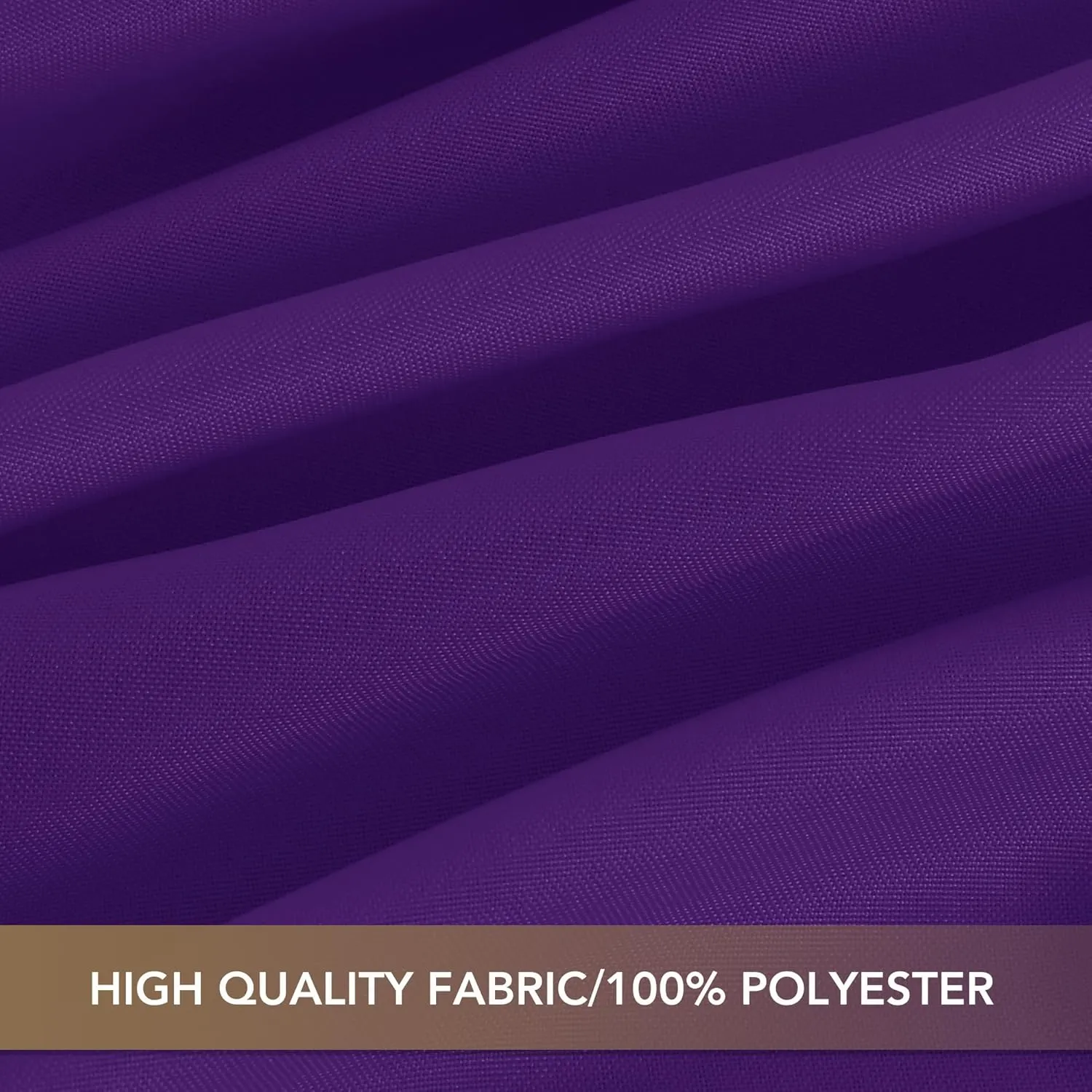 sancua Rectangle Tablecloths for 6 Foot Tables, 6 Pack - Washable Polyester Fabric Table Cloth for Wedding Party, Birthday, Banquet Reception, 54x108 Inch, Purple