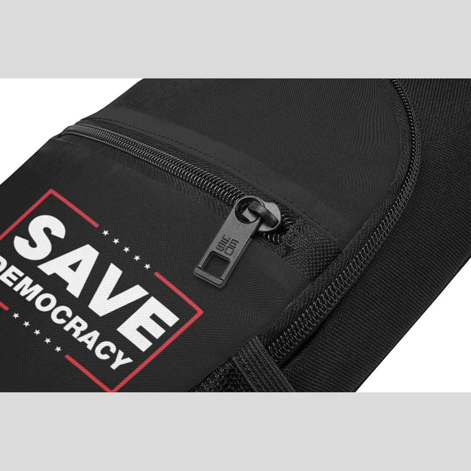 Save Defend Our Democracy Vote Election Campaign Unisex Chest Bag Lightweight Crossbody Shoulder Bag Travel Pocket