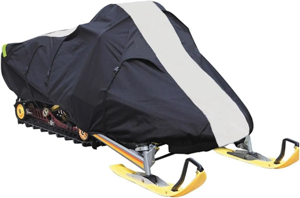 SBU 600D Snowmobile Travel and Storage Cover Compatible for 2005-2006 Model Year Arctic Cat Mountain M7 EFI 141 Sleds. Slush and Mud Protection