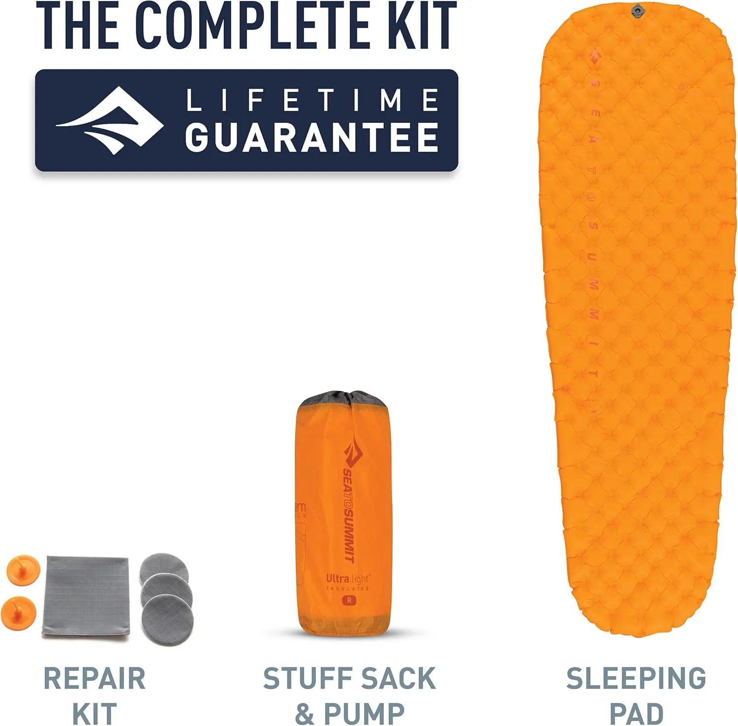 Sea to Summit Ultralight Insulated Backpacking Sleeping Pad, X-Small (50 x 21.5 x 2 inches)