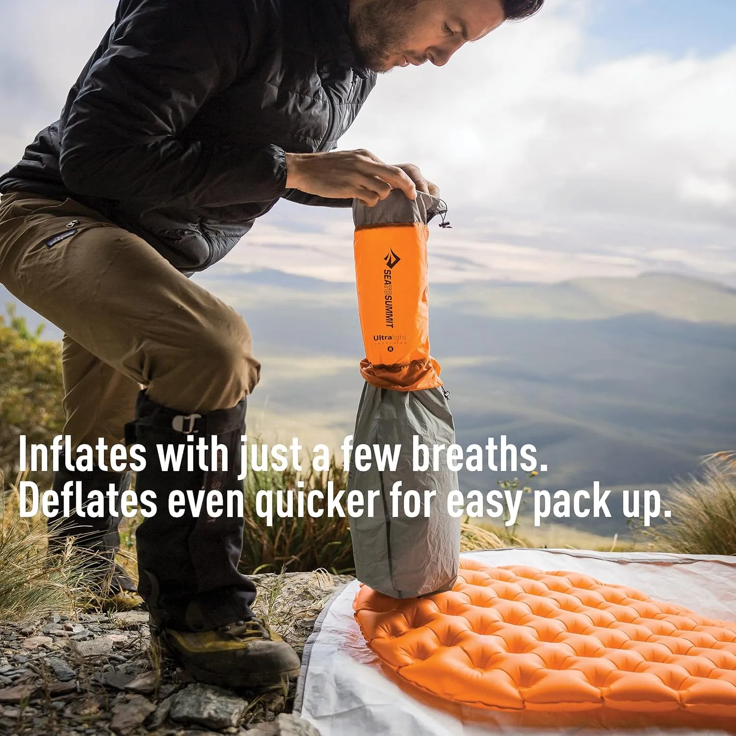 Sea to Summit Ultralight Insulated Backpacking Sleeping Pad, X-Small (50 x 21.5 x 2 inches)