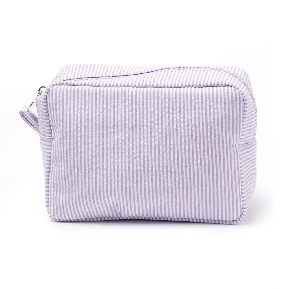 Seersucker Clutch Indian Mississippi Popular Toiletries Cosmetic Bags