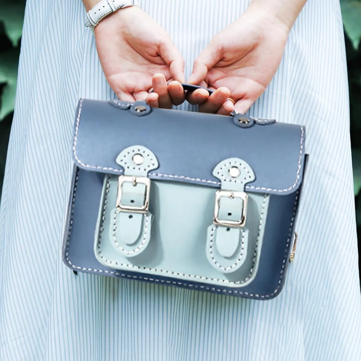 SEWACC DIY Handbag Making Materials Pu Leather Craft Knitting Crochet Bag Making Kit Clutch Purse Making Supplies Handmade Sewing Tote Bag All Accessories