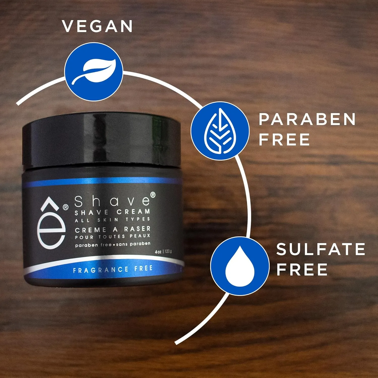 Shaving Cream for Men, Fragrance Free, prevents shaving irritation and razor burn, generates a rich lather for a soft, silky, Smoothest Shave