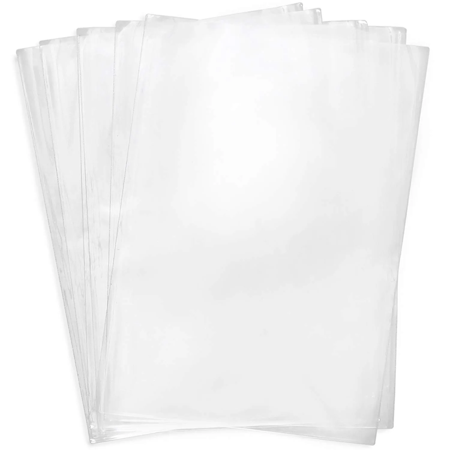 Shoe Shrink Wrap,100 Pcs 12x17 Inches Clear PVC Heat Shrink Wrap Bags for Packagaing DVD/CD, Candles,Small Gifts Baskets, Homemade DIY Projects