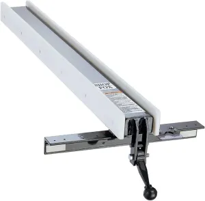 Shop Fox W2005 Classic Fence with Standard Rails, Silver, White