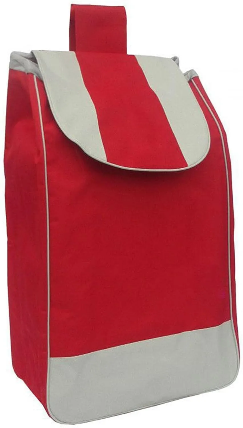 Shopping Cart Replacement Bag Trolley Bag Oxford Cloth Waterproof Reusable with Side Pockets and Rear Pocket Folding Essential Daily Bag, Style G