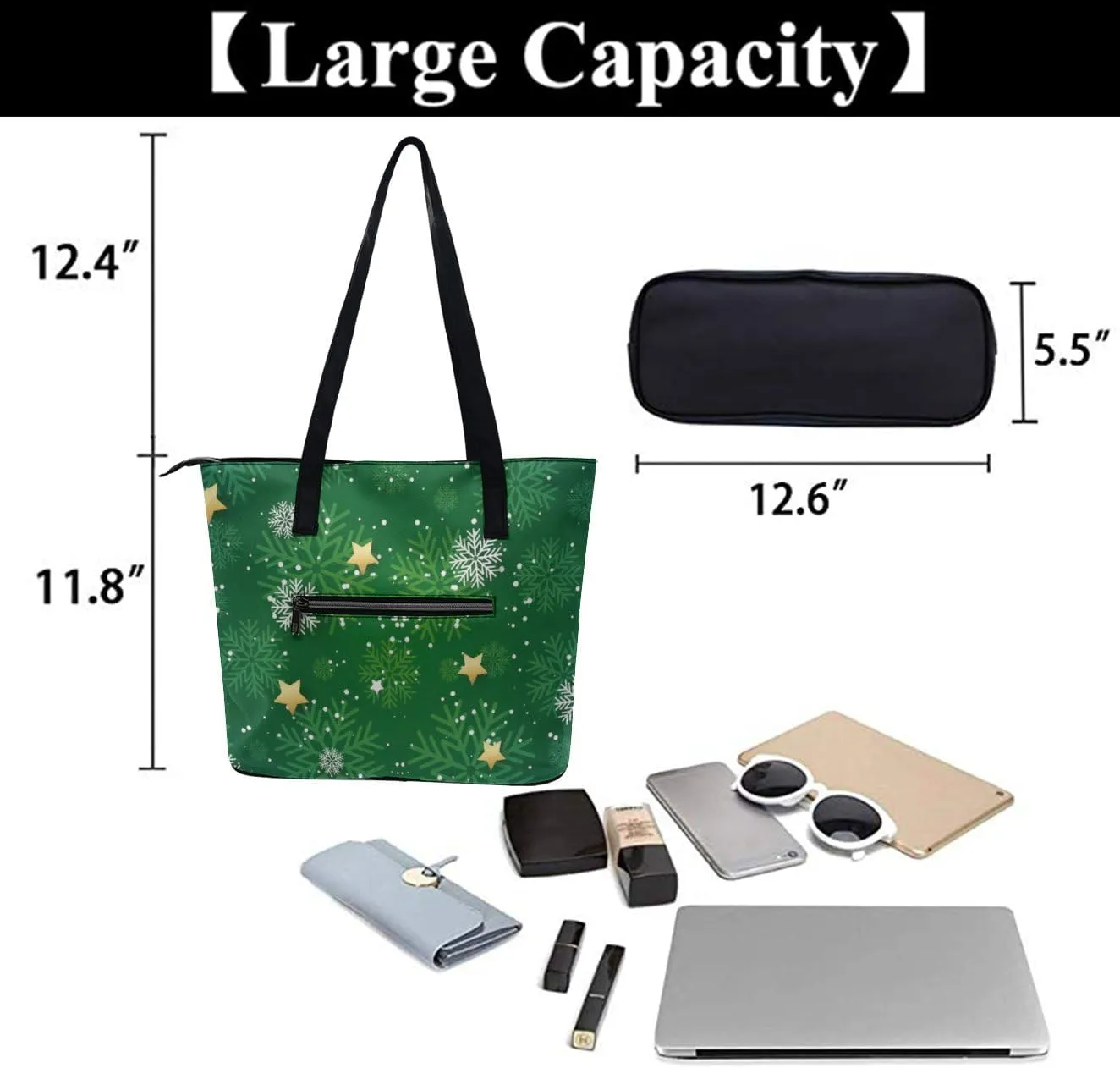 Shoulder Bag Handbags for Women Fashion Tote Bags PU Leather Shoulder Bag Top Handle Satchel Bags Purse