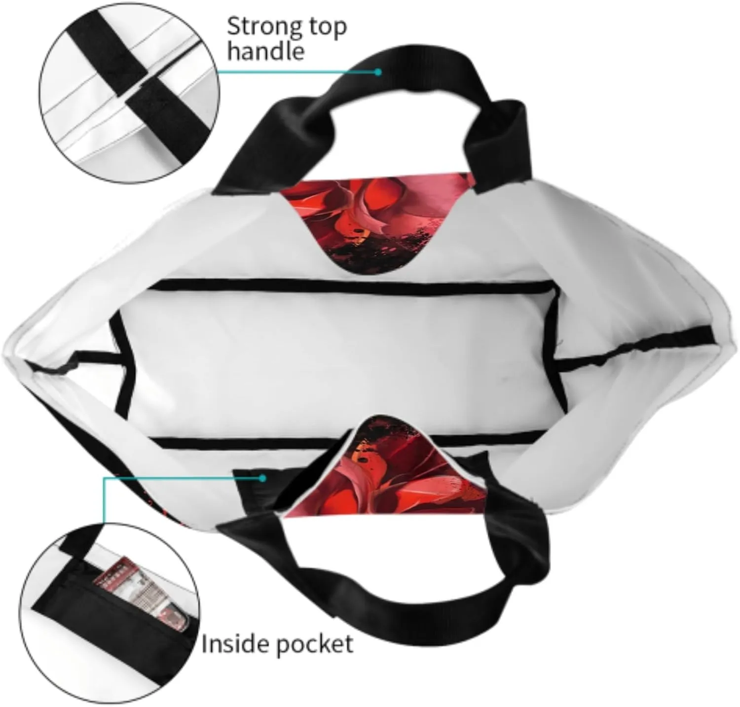 Shoulder Bag Large Reusable Eco-friendly Shopping Bags Portable Storage Handbag