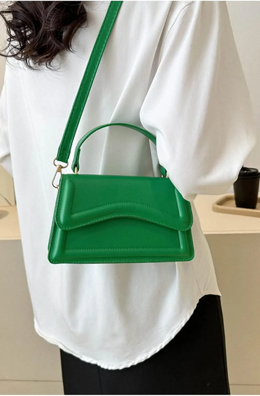 SHUIANGRAN Stylish and Simple Crossbody Bag Small Square bag Purses for Women Satchel Shoulder bag Bag Purse