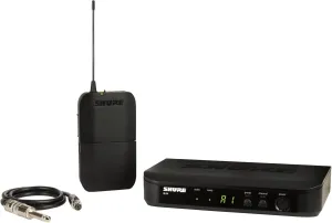 Shure BLX14 UHF Wireless System for Guitar and Bass with 1/4 Jack - 14-Hour Battery Life, 300 ft Range, UHF | Includes 1/4" Jack Instrument Cable & Single Channel Receiver | H11 Band (BLX14-H11)