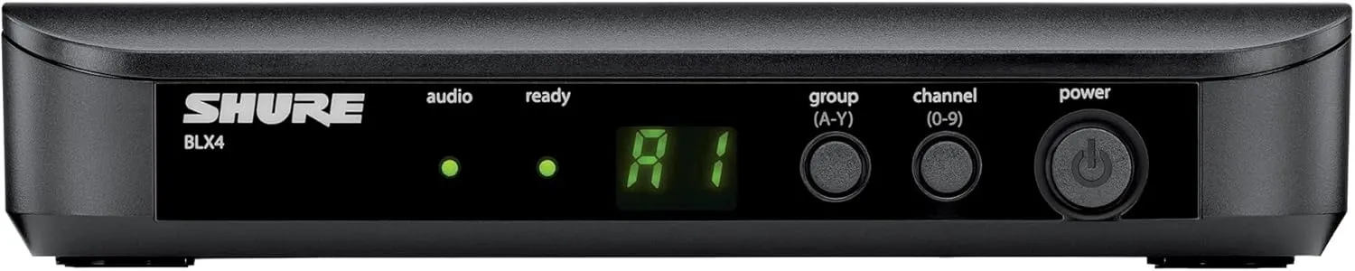 Shure BLX14/P31 Wireless Microphone System - 14-Hour Battery Life, 300 ft Range, UHF | Includes PGA31 Headset Mic, Bodypack Transmitter, Single Channel Receiver | J11 Band (BLX14/P31-J11)
