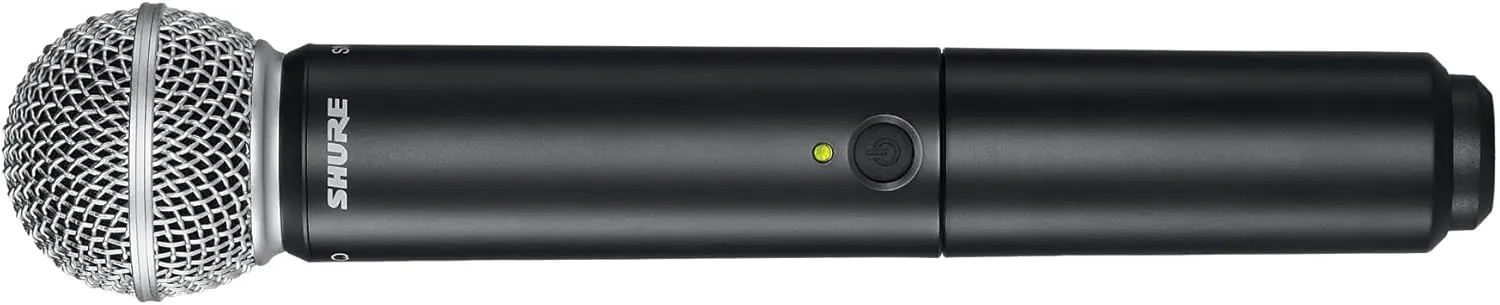 Shure BLX288/SM58 Wireless Microphone System - 14-Hour Battery Life, 300 ft Range, UHF | Includes (2) SM58 Handheld Vocal Mics, Dual Channel Receiver | J11 Band (BLX288/SM58-J11)