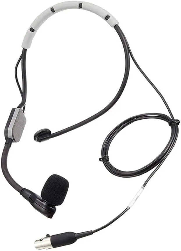 Shure SM35 Performance Headset Condenser Microphone for Hands-Free Audio, TQG Connector for use with Wireless Systems - Bodypack Transmitter Sold Separately (SM35-TQG)