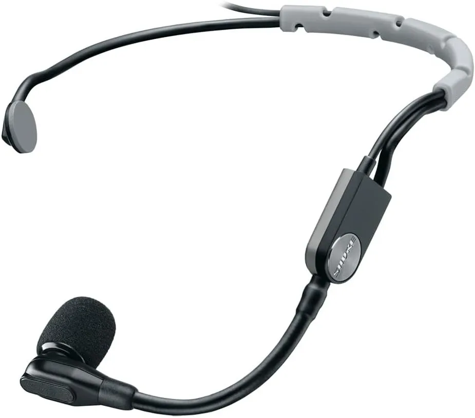 Shure SM35 Performance Headset Condenser Microphone for Hands-Free Audio, TQG Connector for use with Wireless Systems - Bodypack Transmitter Sold Separately (SM35-TQG)