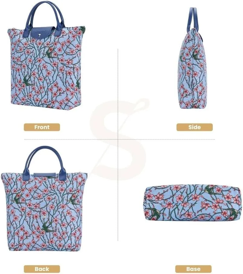 Signare Tapestry Foldable Tote Bag Reusable Shopping Bag Grocery Bag