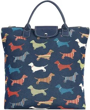 Signare Tapestry Foldable Tote Bag Reusable Shopping Bag Grocery Bag
